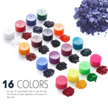 16 Colors Candle Dye - (5g Each) For Candle Making