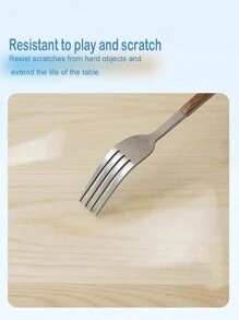 1 pieza Alfombrilla para mesa de comedor en el hogar, mantel de mesa de comedor transparente de alta calidad, sin olor peculiar, impermeable y resistente al aceite, protección suave para escritorio de cristal - 1,0 mm de grosor, suministros de decoración del hogar interior