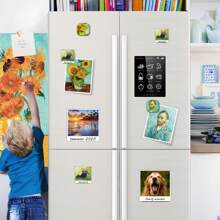 1/3/5/10 chiếc nhãn dán tủ lạnh có ảnh tùy chỉnh, nhãn dán tủ lạnh được cá nhân hóa để trang trí nhà của bạn, nam châm ảnh, in bất kỳ thiết kế nào của nhãn dán tủ lạnh có ảnh, kỷ niệm ngày của cặp đôi, cho ngày kỷ niệm, cho ngày thiếu nhi, cho sinh nhật, cho lễ tốt nghiệp, cho tiệc tân gia, cho ngày lễ tình nhân, cho ngày của mẹ, cho ngày của cha, cho đám cưới Nhà, bếp, phòng ăn, phòng trà - Nhiều màu - Xem 3