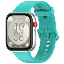 1 Peça Pulseira de Silicone Compatível com Huawei Watch Fit 3, Pulseira de Reposição Compatível com Pulseira de Relógio  FIT 3, Pulseira Esportiva À Prova d'Água Acessórios de Pulso para Mulheres e Homens