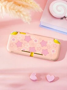 1 个粉色星形图案保护套，适用于 Switch OLED/Switch NS/Lite、游戏机配件、最佳礼物，适用于 Switch 玩家，耐刮擦 - 彩色 - 查看 19