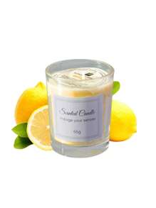 1 件 Haute Sense 香薰蜡烛礼品套装 配套玻璃无烟大豆蜡香薰蜡烛