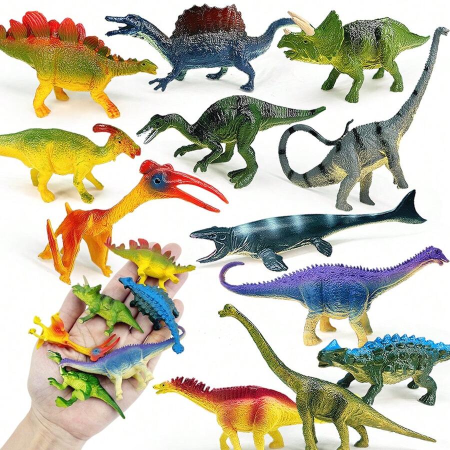 12pcs/Set 2-4 Inch PVC Dinosaur Models,Assorted Styles Incl. Meganeura,Utah Raptor,Amargasaurus,Wrist-Mounted,Stegoceras,Confuciusornis,Triceratops,Spinosaurus,Pteranodon,Etc.,Dinosaur Figurines For Kids Educational Toy,/Christmas Gift,Dinosaur Toys Boys,Dino Toys,Utah,Bag For Kids Boy Boy Toys,Dinosaur Egg Toy,Dinosaur Luggage
