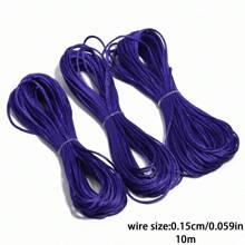 3 paquets de 33 yards de cordon en satin de soie 1,5 mm, cordon en nylon pour la fabrication de bracelets, cordon de queue de rat, cordon en satin, cordon en nylon pour la confection de bijoux, cordon de nouage chinois, cordons pour bracelets, fournitures de tricot fait main