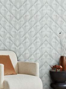 5 metros - Rolo de papel de parede clássico para decoração.