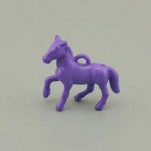 1pc Colorful 3D UV Glossy Little Pony Pendant Bag Charm DIY Accessory Backpack Decoration With Keychain Cute Christmas Gift - Multicolor - View 17
