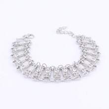 1 Set Middle Eastern Gold Plated Crystal Necklace, Bracelet, Earrings, Ring Jewelry Set, Suitable For Women's Wedding, Party Wear, Gift