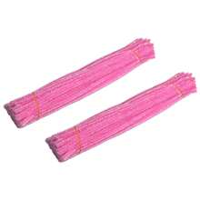 200pcs Glitter Seven Colors Pipe Cleaner, Sparkling Glitter Chenille Stems - Vibrant Colors, Perfect For DIY Arts & Crafts