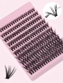 Fake Eyelashes,10 Rows DIY  False Eyelashes Natural False Lashes Natural Eyelash Extension Makeup For Daily Wear - D - View 6