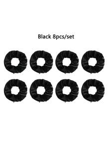 Set de 8 fundas multifuncionales para guardar gomas de pelo - Organizador portátil y escondite para dinero, no impermeable, con bolsillo secreto para llaves, efectivo, audífonos y otros accesorios - Accesorio de banda para el cabello de poliéster con estilo bohemio y gran capacidad para maquillaje, lápiz labial, cepillos, productos de cuidado de la piel, teléfono móvil, monedas y otros artículos pequeños, ideal para usar en casa, de regalo, vacaciones y festivales como Halloween y Navidad