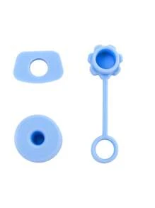 1 套 10 毫米吸管盖，适用于 30 盎司和 40 盎司玻璃杯，可爱硅胶吸管盖，防止溢出，杯形软硅胶吸管盖，适用于 10 毫米吸管 - 彩色 - 查看 17