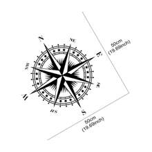 Car Sticker Graphics Mountain Adventurers Compass Truck Decoration Rv Camper Suv Vinyl Auto Tuning Accessories