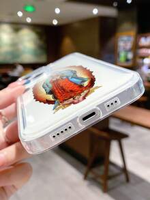 1 件简约发光圣母玛利亚图案透明软手机壳适用于 iPhone 11/12/13/14/15 Pro Max - 彩色 - 查看 4