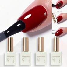 XEIJAYI 1瓶15毫升哑光免擦拭封层凝胶，持久UV卸甲凝胶指甲油二合一 - 無色 - 查看 4