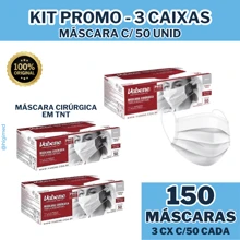 Kit 3 Boxes With 50 Disposable Surgical Triple Masks With Elastic = 150 Units - Vabene - 淺粉色 - 查看 1