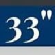 33 inch