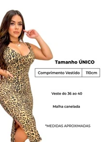 Women's Midi Dress With Slit Ribbed Knit With Padded Cup - màu xanh lá - Xem 3