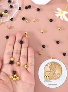 500 Pieces 8mm Faux Pearls Beads For Vase Filler, Ivory&Pink Polished Faux Pearl For Brushes Holder, Imitation Round Beads For DIY, Table Scatter, Wedding, Birthday Party, Home Decoration Gifts Graduation Room Decor Flower Vase Glass Vase