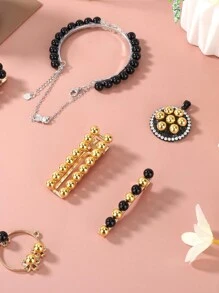 500 Pieces 8mm Faux Pearls Beads For Vase Filler, Ivory&Pink Polished Faux Pearl For Brushes Holder, Imitation Round Beads For DIY, Table Scatter, Wedding, Birthday Party, Home Decoration Gifts Graduation Room Decor Flower Vase Glass Vase