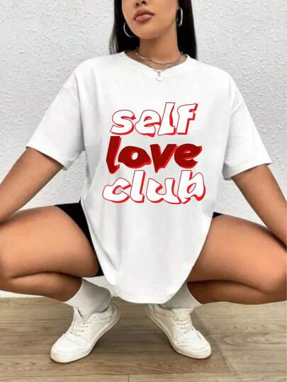 Camiseta Oversized T-shirt Feminina Estampada