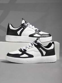 2025 New Men's Sports Shoes, Men's Fashionable And Handsome Casual Shoes, Lace Up Men's Shoes, Skateboarding Shoes, Men's Board Shoes, Personalized Street Men's Shoes