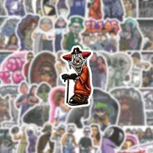 50 件复古可爱 Homies 涂鸦艺术贴纸包 - 防水、有趣、爱情主题、成人卡通设计 - 可用于笔记本电脑、滑板、手提箱、水瓶、派对礼物等的 DIY 装饰！ - 彩色 - 查看 3