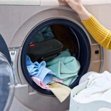 قطعة واحدة حقيبة كتان سعة كبيرة 5 طبقات، علبة أقلام, علبة أقلام, شنطة مدرسية