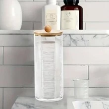 1/2 hộp đựng mút trang điểm trong suốt, hộp đựng đa chức năng - Trong sáng - Xem 3