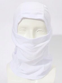 1 chiếc mũ trùm đầu Balaclava màu trơn hình hổ bay, che kín mặt, chống gió, chống nắng, thích hợp cho hoạt động ngoài trời, thể thao, trượt tuyết, mùa hè, bãi biển, kỳ nghỉ, dành cho nam giới. - Nhiều màu - Xem 2
