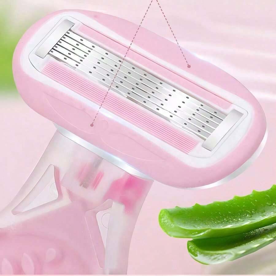 Aloe Vera Shaving Razor, Activates With Water To Provide Lubrication