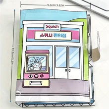 Convenience Store Shop DIY Paper Doll Toy Book, Quiet Book, Scrapbook, Playful Girl's Stationery, Stickers, Handmade Toys For Children
