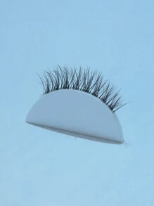 7 Pairs/Set Natural Long Curled Thick Volume Crossed Fish Tail False Eyelashes With Clear Stems, Perfect For Daily Wear, Dating, Holidays, Parties, Weddings, Work,5-12mm Strip Lashes,Lashes,Eyelashes,Fake Lashes - Natural Lashes - View 6