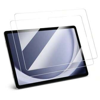 2 包屏幕保护膜适用于三星 Galaxy，高清钢化玻璃 9H 膜保护膜适用于三星 Galaxy Tab A7 A8 A9 S6 Lite S7 S8 S9 A9+ FE Plus 8.7 10.4 10.5 11 12.4 屏幕保护膜，适合生日、家人、朋友的礼物，平板屏幕保护膜，平板配件