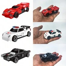 Juguete de coche de carreras mini creativo DIY, bloques de construcción educativos, regalos de fiesta, adecuados para niños de 6+ años, hechos de plástico ABS, regalos de invierno, coches de juguete, coches de bloques, juguetes de coches - Multicolor - Ver 11