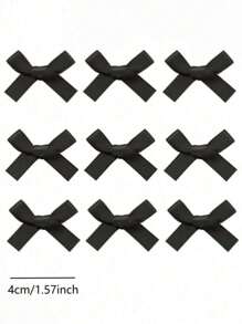 9 件女士发饰套装包括多色丝带蝴蝶迷你发夹、时尚可爱发夹、优雅蕾丝发夹、芭蕾风格 Y2k 仙女发饰蝴蝶结配饰 - 彩色 - 查看 19