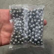 100 个不锈钢滚珠轴承（7 毫米、8 毫米、9 毫米、10 毫米）适用于弹弓 - 銀色 - 查看 7