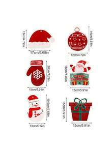 10 件/套圣诞雪人图案自封礼品袋，用于装饼干、糖果和其他小物品圣诞装饰品圣诞装饰圣诞礼物圣诞派对用品圣诞礼品袋圣诞袋圣诞贴纸圣诞节圣诞装饰圣诞睡衣圣诞礼物圣诞装饰 - 彩色 - 查看 3