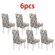 1/2/4/6 chiếc Vỏ bọc ghế, Vỏ bọc ghế phòng ăn, Vỏ bọc co giãn Halloween cho ghế nhà bếp/ghế phòng ăn, Vỏ bọc ghế có thể tháo rời và giặt được, Thích hợp cho gia đình, khách sạn, tiệc tùng - nhiều màu - Xem 36