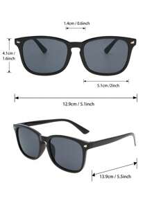 1pc Men Personalized Cool Korean Style Fashion Glasses For Driving Camping Fishing Beach Party Street-Photography Decoration Halloween For Summer Beach Vacation, Outdoor, Travel - Nhiều màu - Xem 6