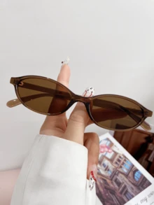 Occhiali da vista ovali vintage con montatura piccola, di moda per uomo e donna, di stile elegante e alla moda, adatti per l'uso quotidiano e anche per Ognissanti - Multicolore - Visualizzare 13