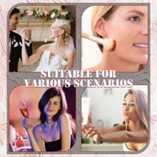 40 片装面部胶带、面部提升胶带、隐形面部提升胶带、即时面部提升贴纸、面部提升胶带和下巴胶带、双下巴秘密化妆胶带、松弛皮肤面部提升贴纸 - 彩色 - 查看 8