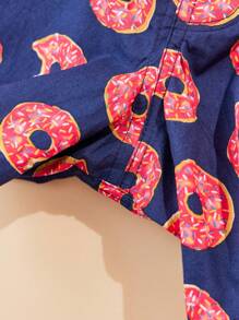 Men 3pcs Flamingo & Lip Print Boxer Brief