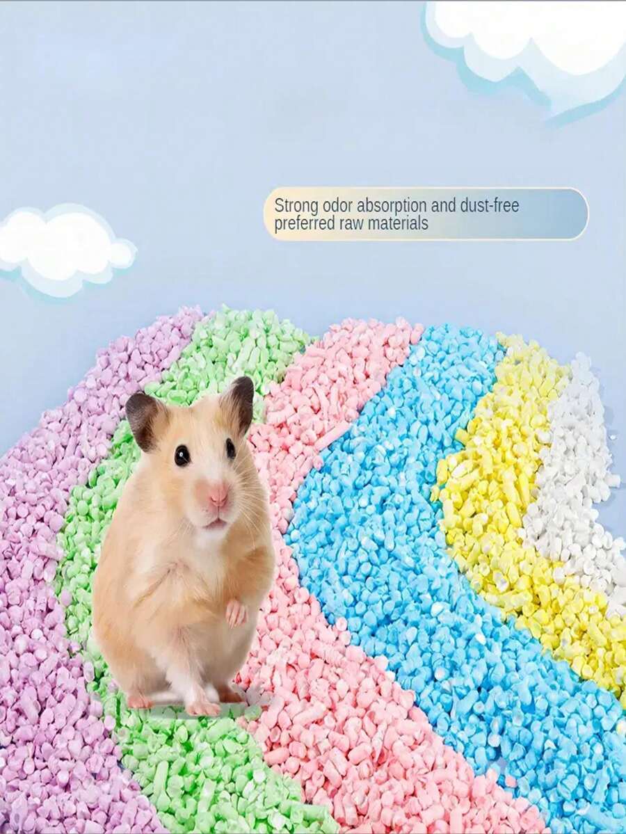 1PCS100g/ 200g7.1oz Odor Control Dust Free Absorbent Hamster Bedding