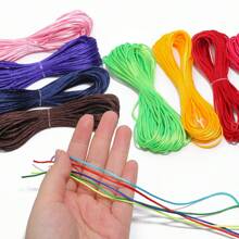 3 paquets de 33 yards de cordon en satin de soie 1,5 mm, cordon en nylon pour la fabrication de bracelets, cordon de queue de rat, cordon en satin, cordon en nylon pour la confection de bijoux, cordon de nouage chinois, cordons pour bracelets, fournitures de tricot fait main