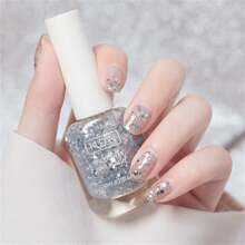 KUDAN 快干、持久、不褪色的指甲油，40 种颜色可选，亮片亮色。水性、可剥离、无味。非常适合夏天，让指甲看起来洁白，美甲美甲 DIY 沙龙，非常适合女性和女孩 - 彩色 - 查看 40