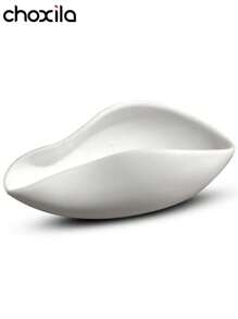 choxila 1 pieza Bandeja de pesaje de granos de café, bandeja de dosificación y medición de granos de café, bandeja de porcelana blanca para granos de café, cucharilla de medición de hojas de té y café para placa de pesaje de café, cucharilla de medición de granos de café, accesorios para juego de café goteo manual. Esta bandeja de granos está diseñada con un pico estrecho que facilita verter los granos de café en el molinillo sin derramarlos. Artículos escolares - Plato de frijol de cerámica - Ver 6