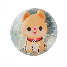 1PC 19-Inch Pink/Blue Bear Balloon Transparent Gender Debunking Bear Foil Balloons For 1st Birthday Party Helium Balloon Gender Reveal Decoration,Christmas