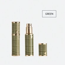 1pc Louischanzl 5ml Premium Leather Sealed Mini Travel Refillable Perfume Atomizer Bottle With Bottom Filling Valve