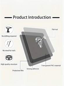 10 pièces Crochet de suspension pour cadres photo sans marque, crochet auxiliaire de suspension pour peinture décorative, horloge, crochet à clouer sans perçage, crochet adhésif mural, crochet utilitaire pour décoration d'intérieur