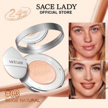 Sace Lady Bases De Maquillaje Corrector Polvo Compacto Fijado Impermeable Matte Anti-aceite - 03 - Ver 1